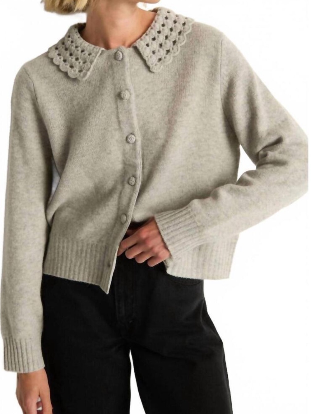 Nation LTD Addie Cardigan in Heather